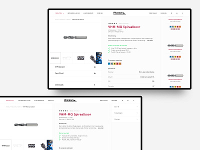 Phantom detail drills ecommerce minimal product ui webdesign webshop