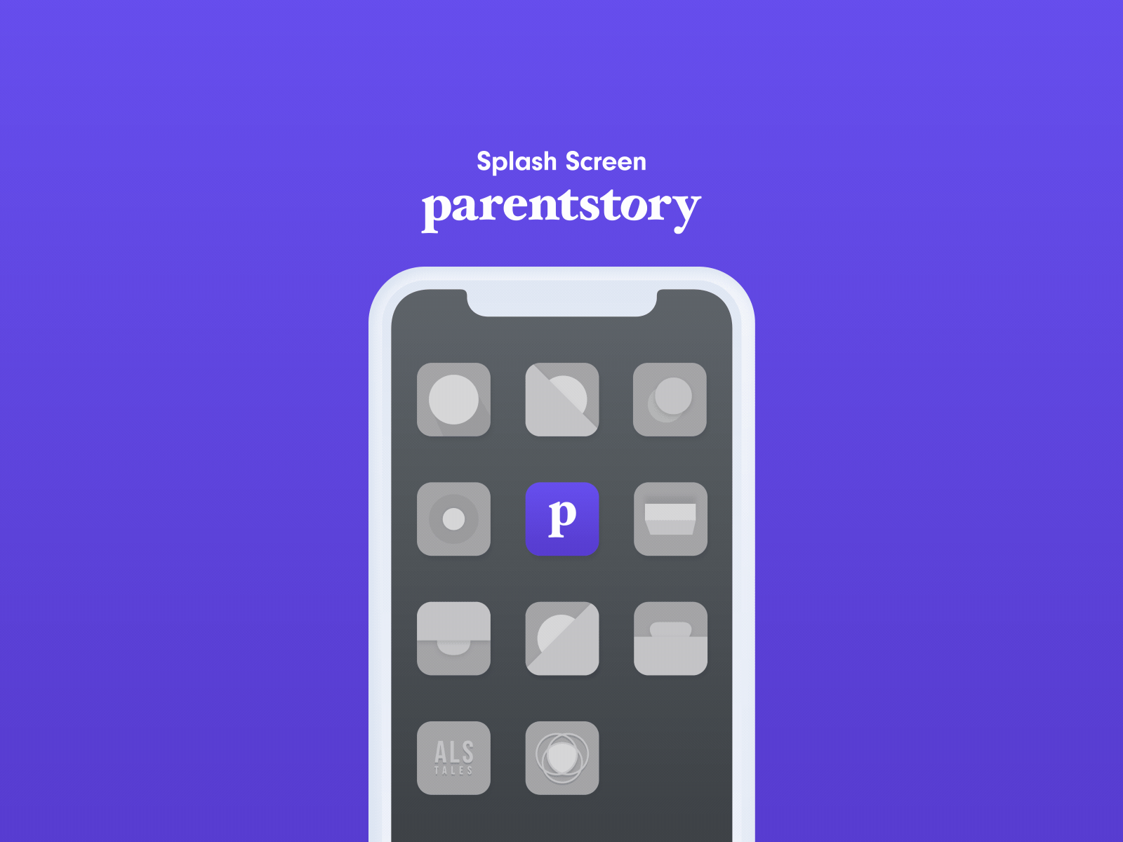 Parentstory Splash Screen logo marketplace microinteraction motiongraphic parent parents splash screen