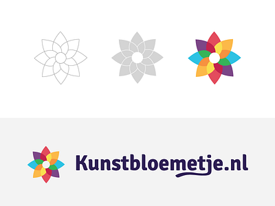 Kunstbloemetje Logo