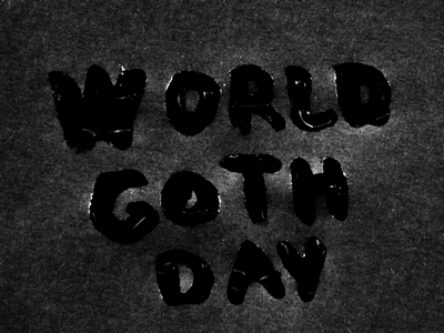 black on black day dry drying evaporation goth ink paper world