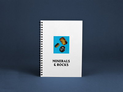 Minerals & Rocks art brochure design editorial editorial design graphic design