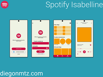 Spotify Isabelline Dribbble