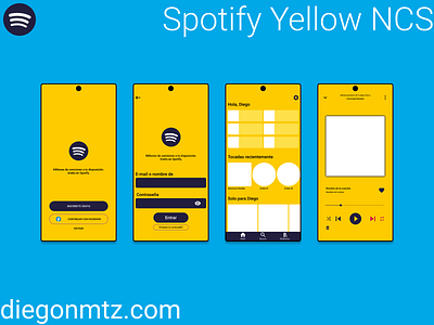 Spotify Yellow NCS Dribbble