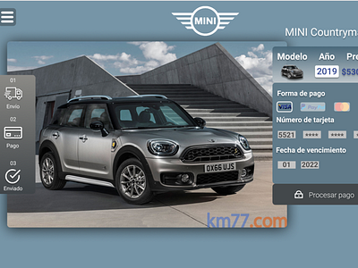 Credit Card Checkout Daily Ui 02 checkout dailyui 002 mini cooper