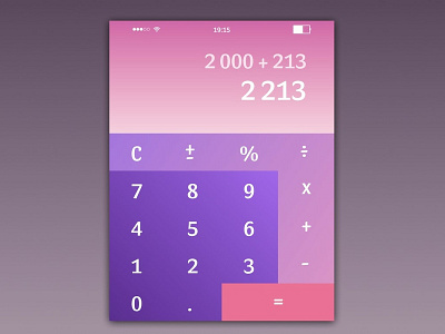 Daily UI Challenge 004 Calculator calculator daily ui daily ui challenge ui pack ux