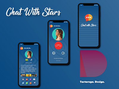 Chat With Stars App Prototype chat daily challange daily ui daily ui challenge design figma iphone iphone x logo profile prototype social media ui ui ux