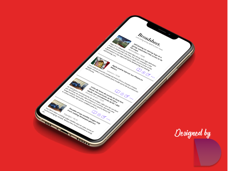 News app for iOS clean design clean ui clean news news app ui daily ui challenge daily challange daily ui figma design