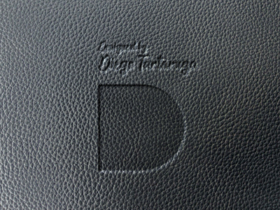 Diego Tartaruga Logo on leather logo leather