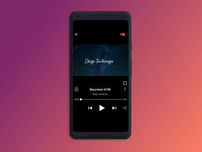 YouTube Music app UX improved by adding a shuffle button daily ui invision ui ux