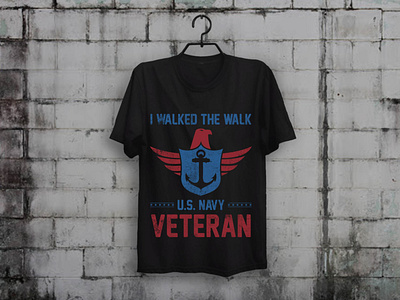 Walked The Walk T shirt Design custom t shirt design illustration merch by amazon shirts t shirt design t shirt designer teespring typography veteran veterans veterans day