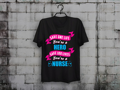 Nurses Save Life T shirt Design custom t shirt design illustration merch by amazon shirts nurse shirt nurse t shirts amazon t shirt design t shirt designer teesdesign teespring typography