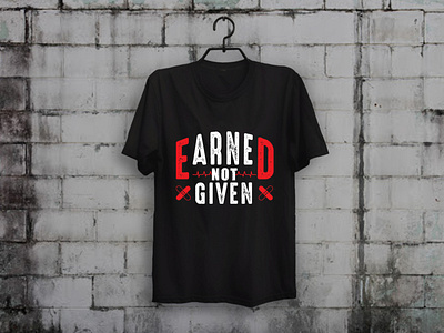 Earned Not Given Nurse T-shirt Design custom t shirt design illustration merch by amazon shirts nurse t shirt design t shirt designer teesdesign teespring typography