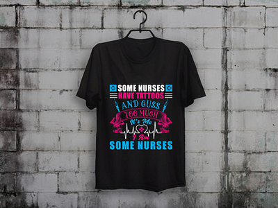 Nurses Cuss Too Much T-shirt Design