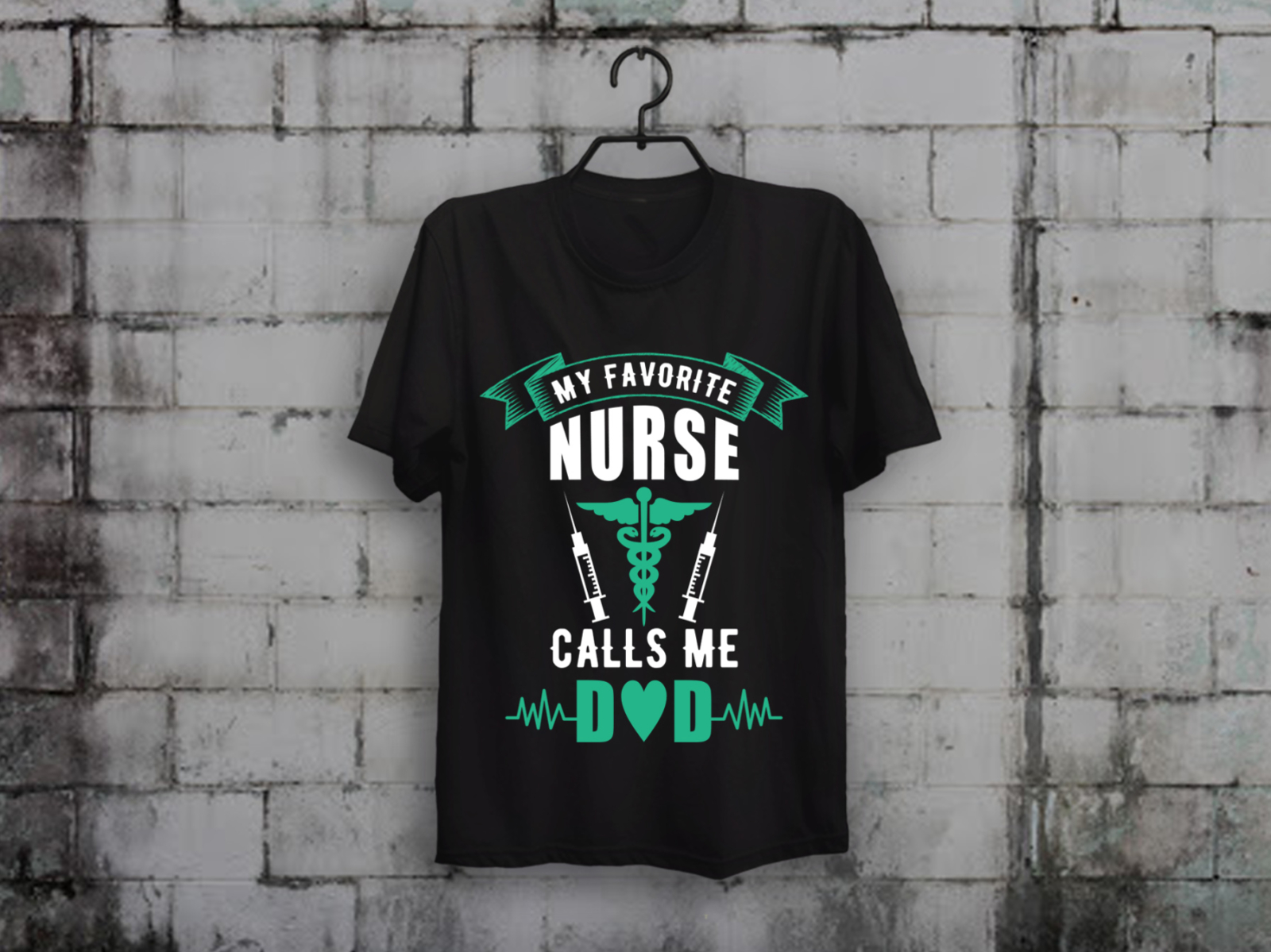 My Favorite Nurse T-shirt Design custom t-shirt design illustration merch by amazon shirts nurse nurses t-shirt design t-shirt designer teesdesign teespring typography
