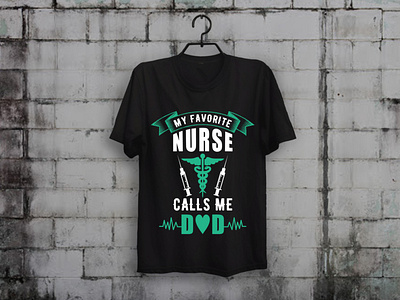 My Favorite Nurse T-shirt Design