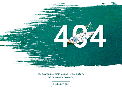 Daily UI Challenge Day #8 - 404 Page