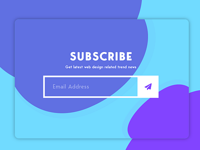 Daily UI Challenge Day #26 - Subscribe app dailyui gradient icon mobile ui ux