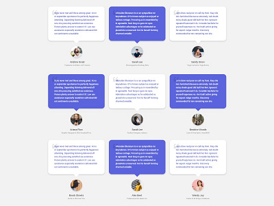 Daily UI Challenge Day #39 - Testimonials