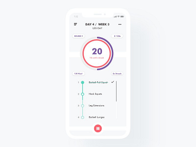 Daily UI Challenge Day #41 - Activity Tracker