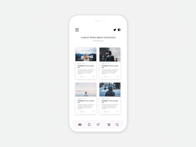 Daily UI Challenge Day #44 - Favourite