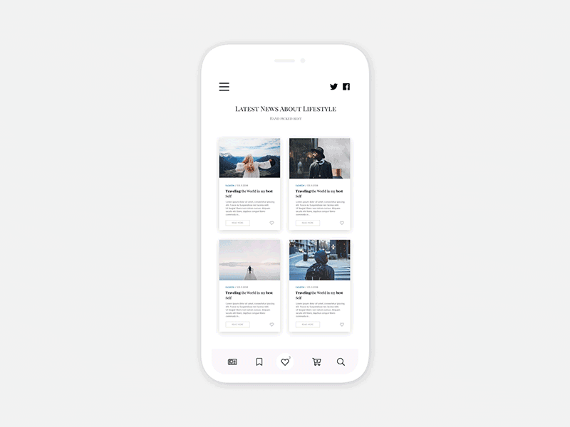 Daily UI Challenge Day #44 - Favourite app clean dailyui landing page ui user experience ux web design