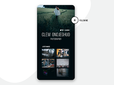 Daily UI Challenge Day #45 - Info Card app clean dailyui landing page ui user experience ux web design