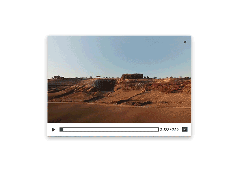 Daily UI Challenge Day #57 - Video Player animation app clean dailyui design ui ux web design