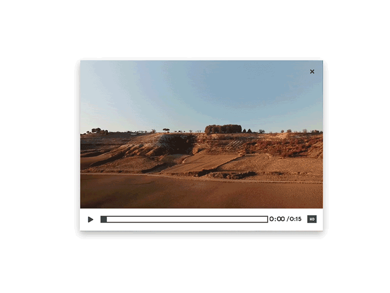 Daily UI Challenge Day #57 - Video Player