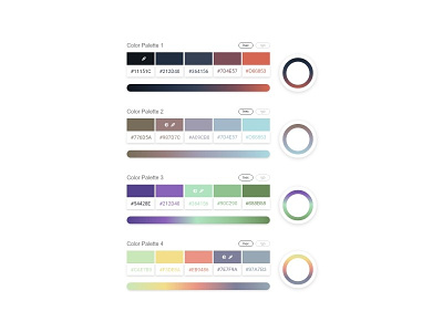 Daily UI Challenge Day #60 - Color Picker clean dailyui design gradient icon ui ux web design
