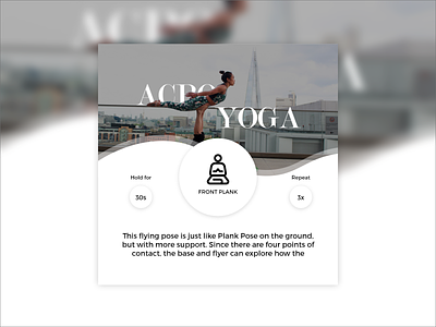 Daily UI Challenge Day #62 - Workout clean dailyui design typography ui ux