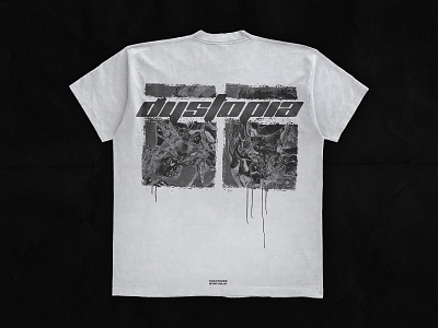 Dystopia / 006 daily design design graphic design grunge photoshop tshirt design type typography