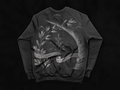 Virtutem Forma Decorat / 038 apparel daily art design photoshop sweater sweater design texture typography