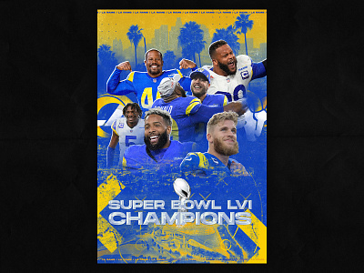 Rams / 043 design nfl photoshop poster poster a day poster art poster design print super bowl texture typography