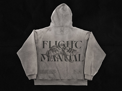 Flight Manual V2 / 047 apparel design graphic design hoodie photoshop print texture