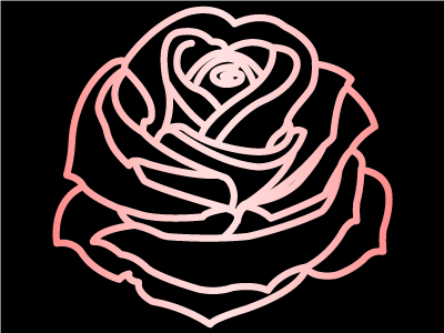 Rosegold Rose by Michelle Sinnaeve on Dribbble