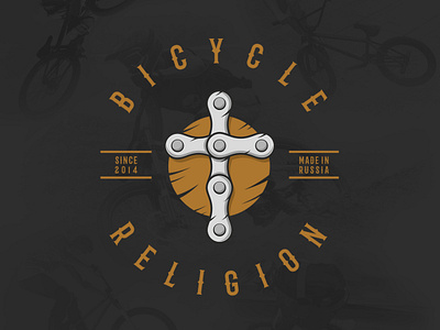 Bicycle Religion logotype print
