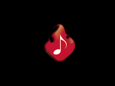 Super Hot Fire fire fire flame flame flame logo hot hot music music red super super hot fire