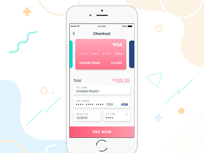 Daily UI 002 - Credit Card Checkout