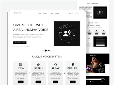 REALVOICE-Landing Page