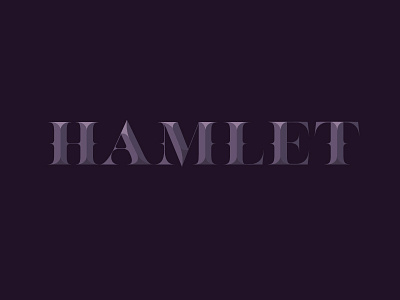 Hamlet Lettering