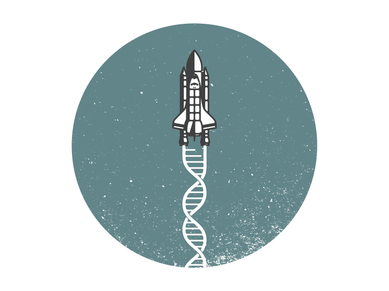 DNA Illustrations cars dna helix illustration intersection ladder microscopic plane space shuttle spiral train