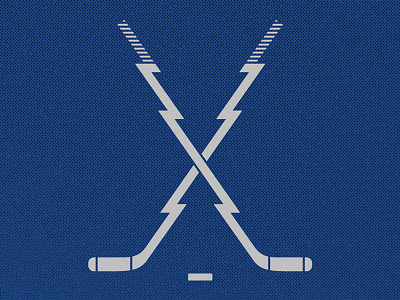 Lightning Hockey Sticks hockey illustration lightning stick tampa