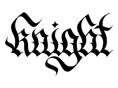 gothic lettering branding design lettering logo type typography vector
