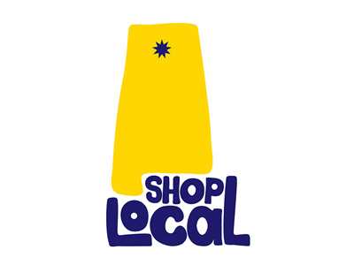 Shop Local drawing hand lettering illustration local shop