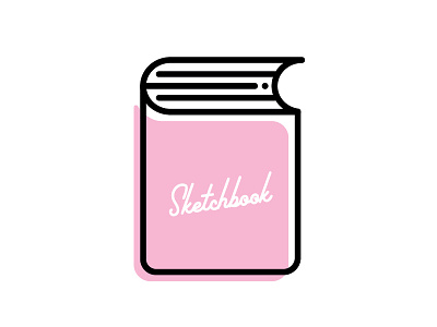 Sketchbook Icon icon iconography pink sketchbook