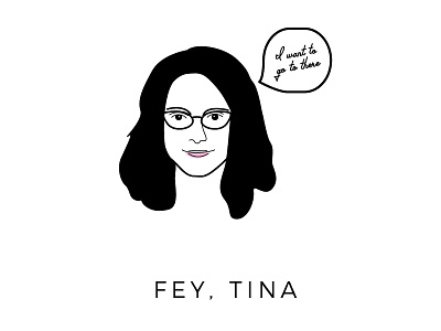 Tina Fey Icon icon iconography pink tina fey