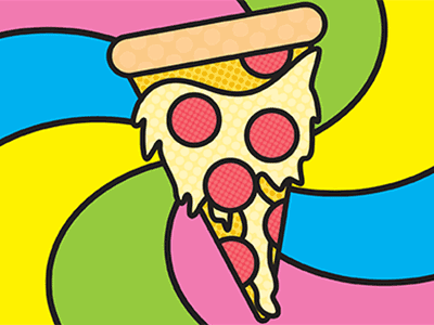 Slice color gif pizza