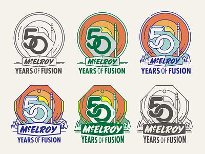 Anniversary Logo Badges badge design badge logo design illustration logo typography
