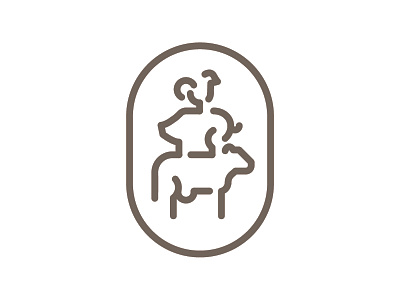 Animal Feed Logo icon line logo minimal modern unused