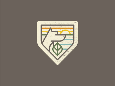 Conservation Canines Badge badge hunting badge logo badgedesign brand branding branding design illustration logo logo design simplify